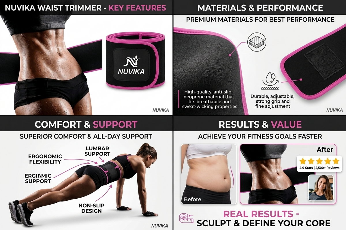Adjustable Waist Trimmer Belt